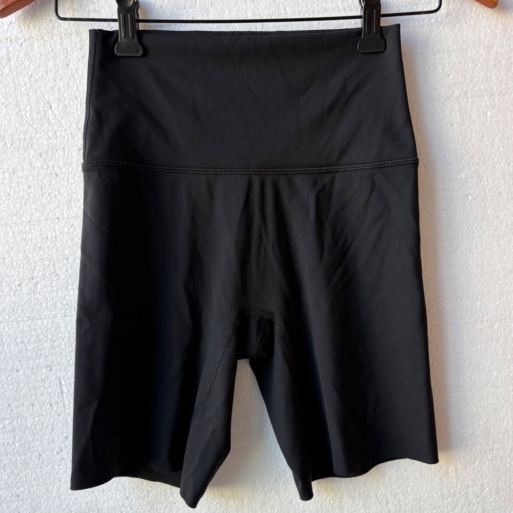 OFFLINE by Aerie Bike Shorts Black High Rise 7 Inch Inseam Active Gym